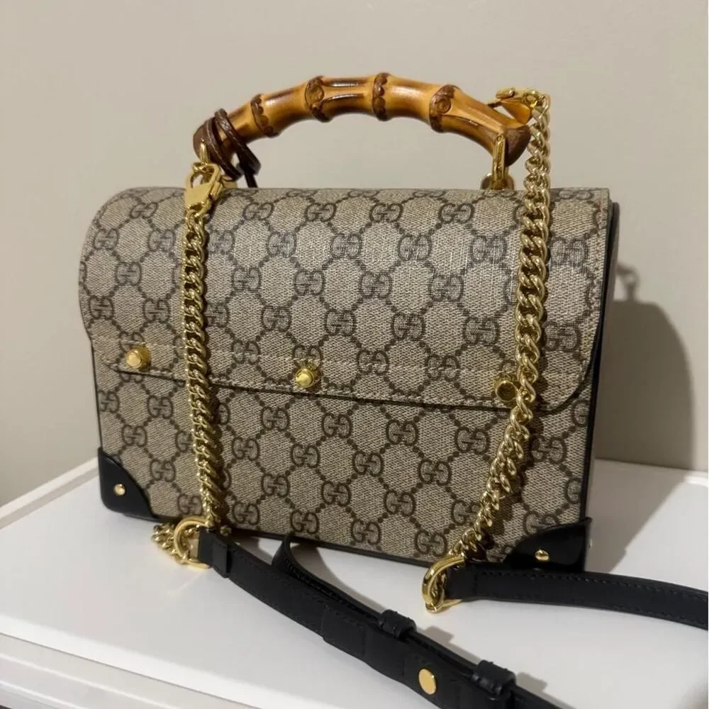 Gucci Women's Brown and Tan Bag